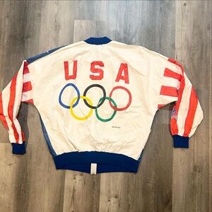USA Olympic Jacket with Stripes